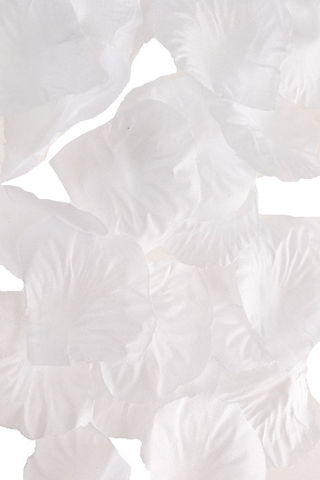 Silk Rose Petals White Pkg/400