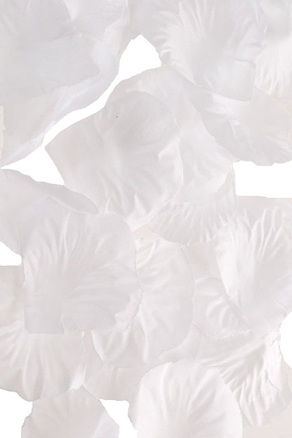 Silk Rose Petals White Pkg/400