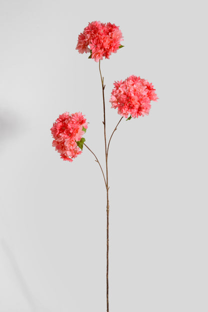 27.5" Silk Cherry Blossom Spray Coral