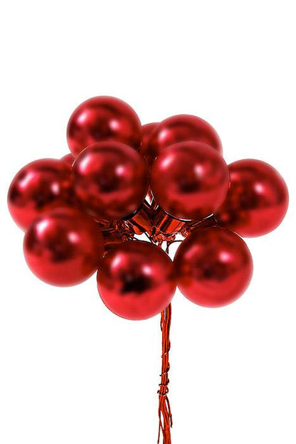 25mm Matt Glass Ball Red Bx/144