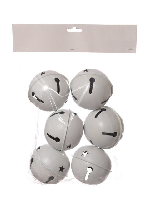 3" Jingle Bell (White) Pkg/6