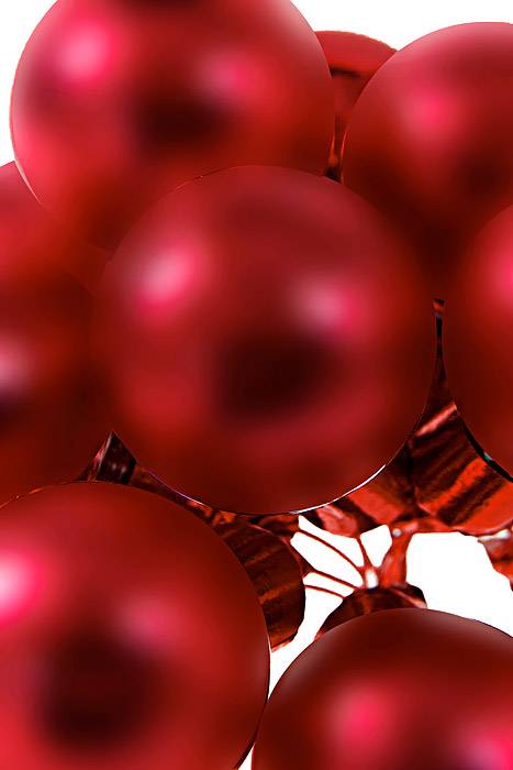 25mm Matt Glass Ball Red Bx/144