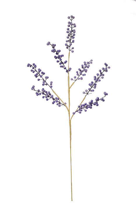 30" Artificial Easter Berry Spray Purple