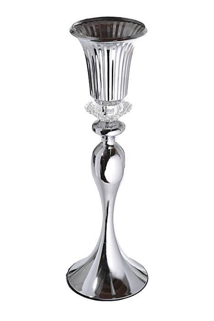 22" Metal Bouquet Stand Silver