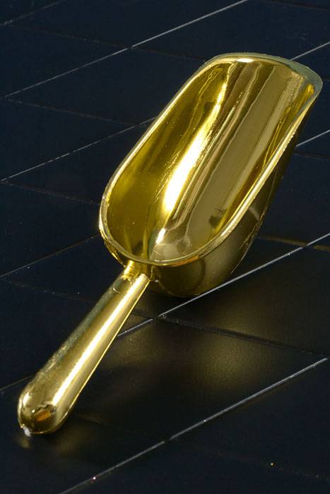 6.25" X 2" Candy Scoop Gold Pkg/6