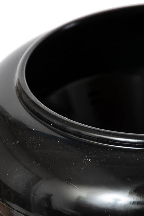 7.25" Potpourri Bowl Black Pkg/6