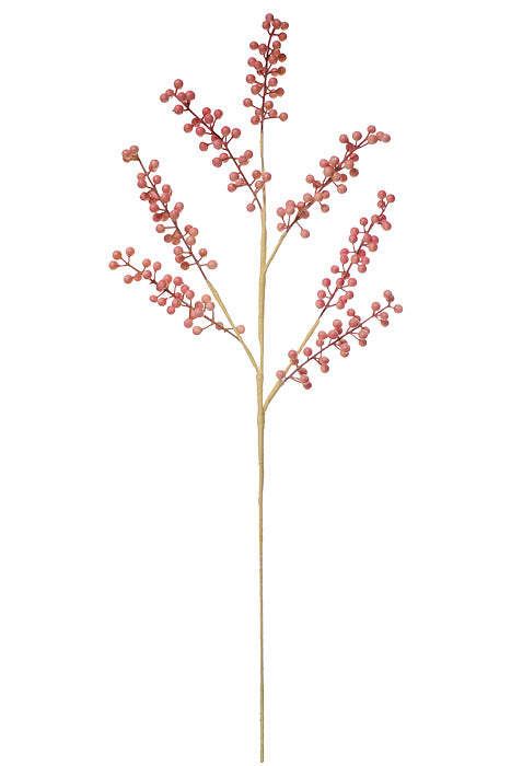 30" Artificial Easter Berry Spray Pink