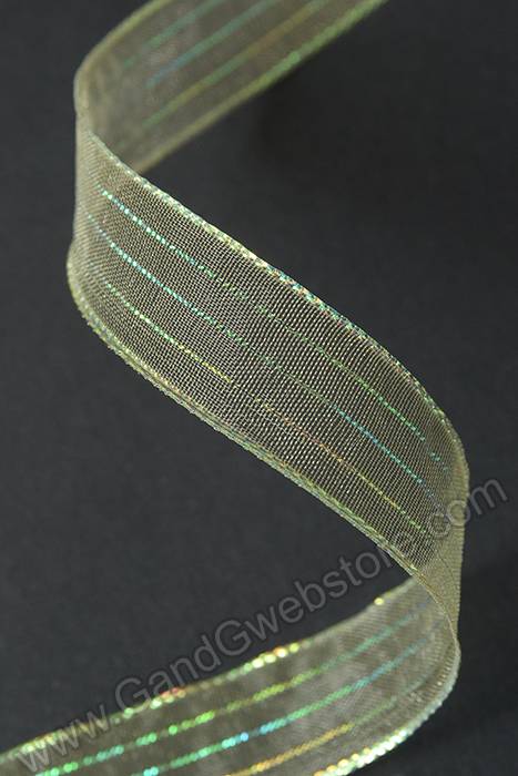 5/8" X 50yds Harmony Sheer Ribbon Yellow