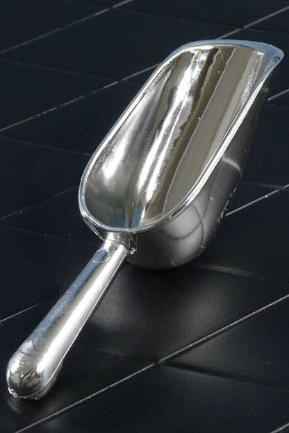 6.25" X 2" Candy Scoop Silver Pkg/6