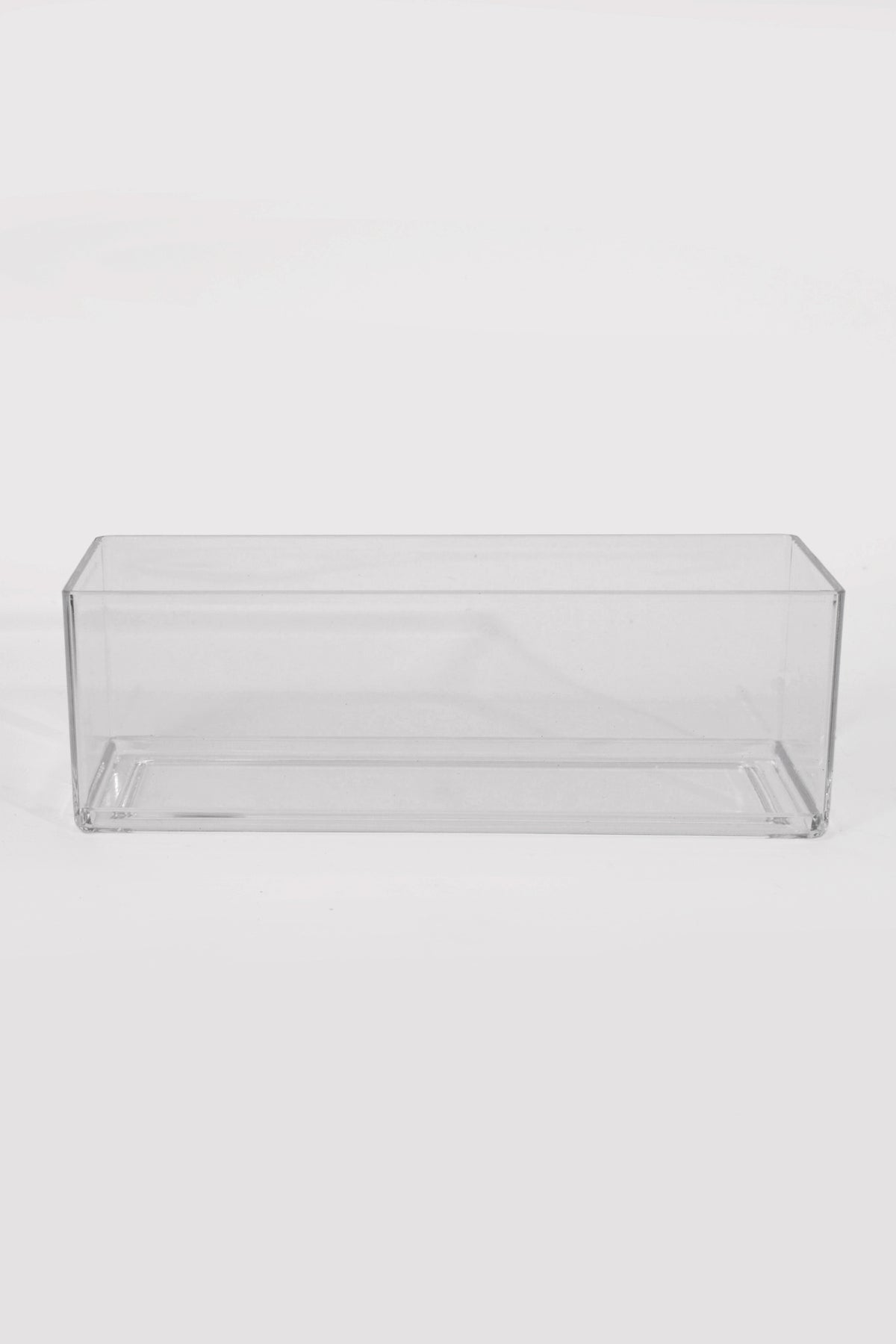 4.5" X 12" X 4" Rectangular Vases Clear