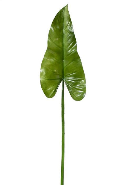 31" Calla Lily Leaf Spray Green