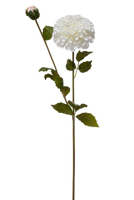 31&quot; Silk Dahlia Spray White
