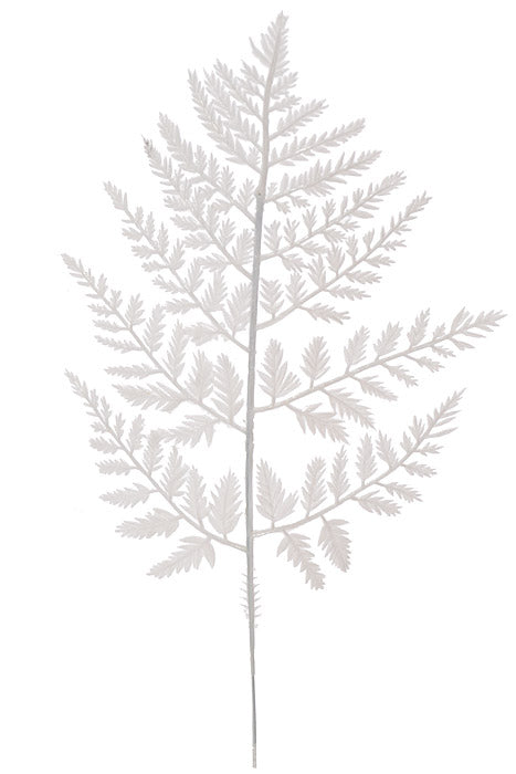 12" Leather Leaf White CS/144Pcs