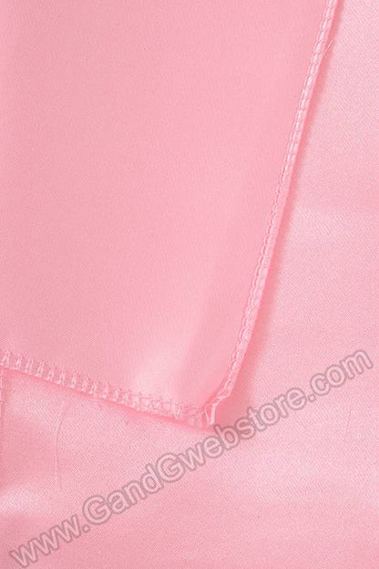 6" X 108" Satin Chair Bow Pink Pkg/6