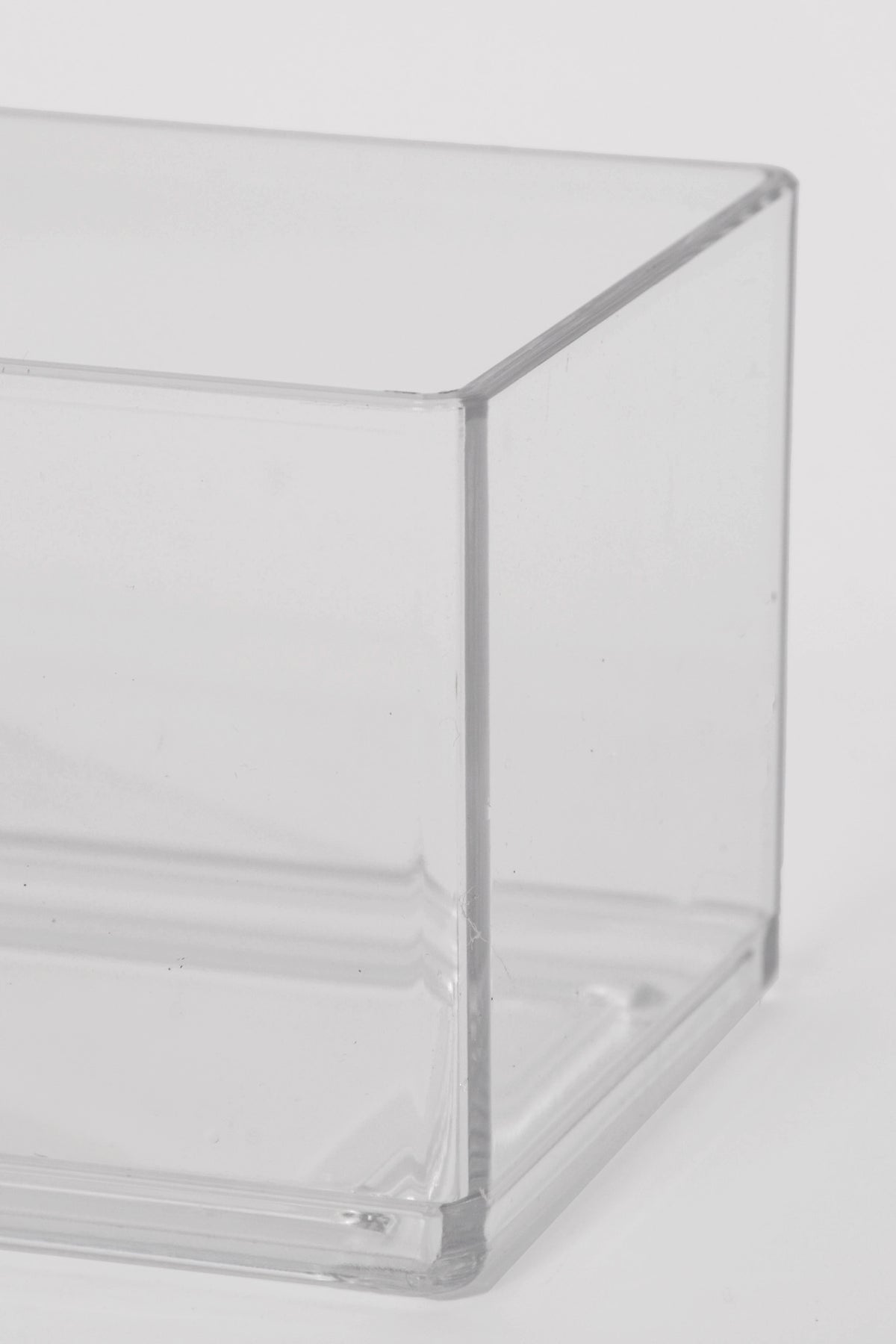 4.5" X 12" X 4" Rectangular Vases Clear