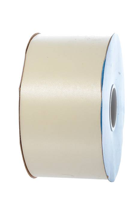 2.75&quot; X 100yds Flora-satin Ivory