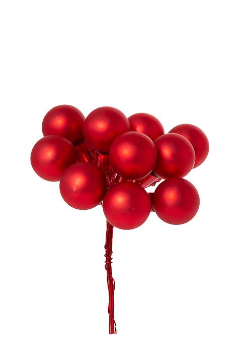 20mm Matt Glass Ball Red Pkg/144