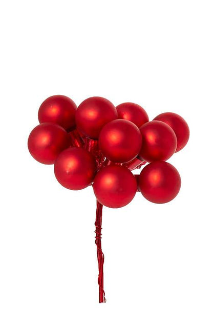 20mm Matt Glass Ball Red Pkg/144