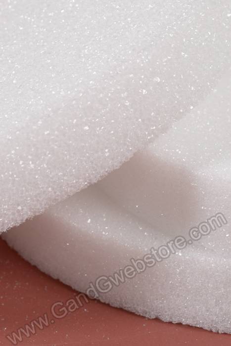 12&quot; X 1.5&quot; Styrofoam Disc White Pkg/3