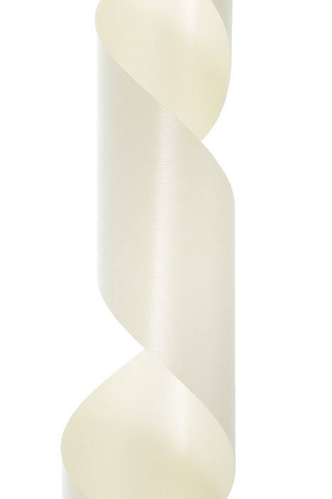 2.75&quot; X 100yds Flora-satin Ivory