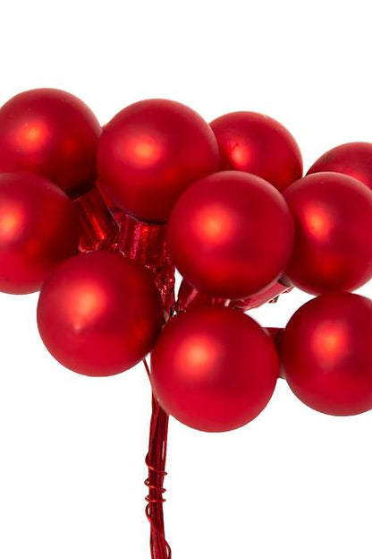 20mm Matt Glass Ball Red Pkg/144
