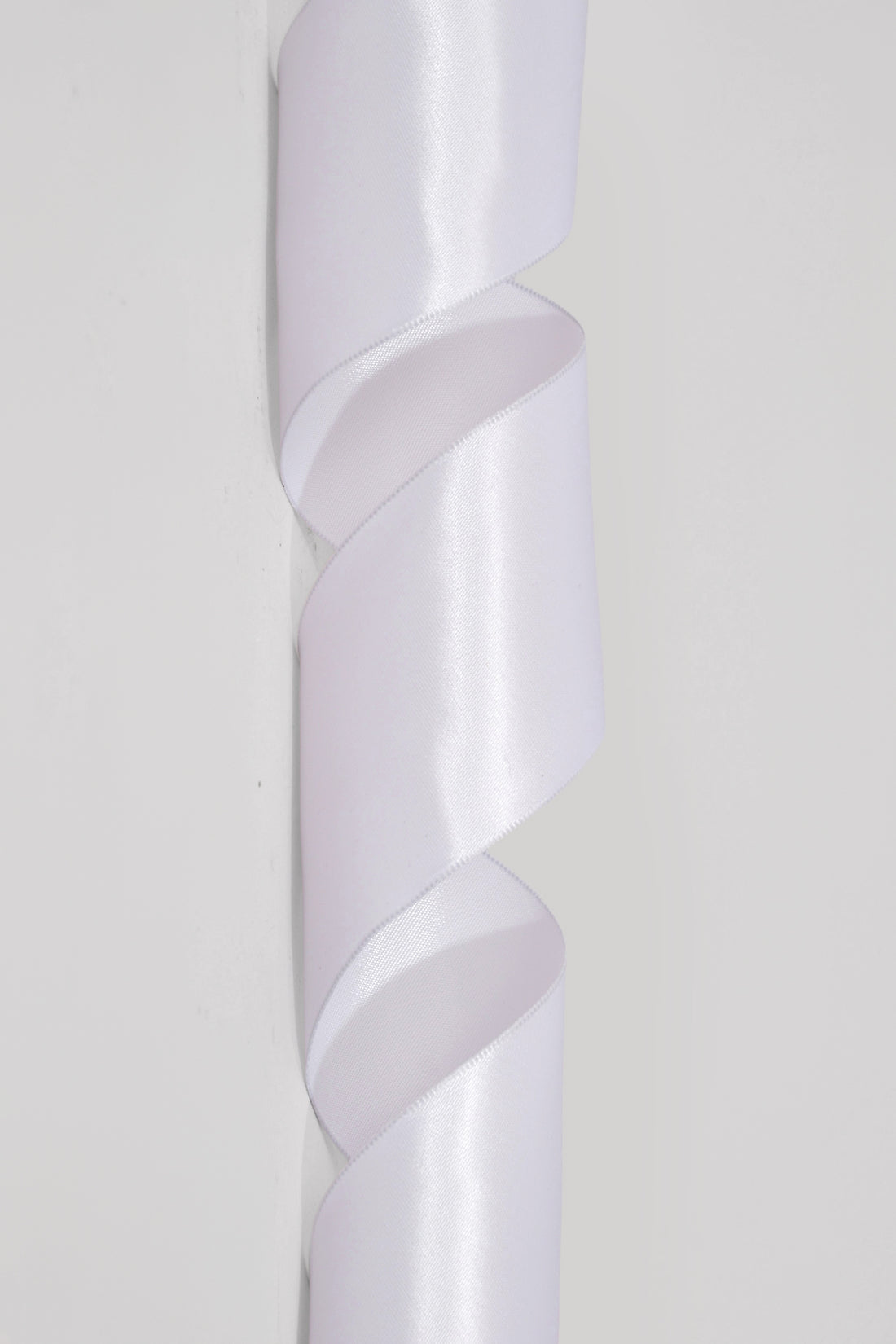 2 1/2" X 10Yds Wired Satin White