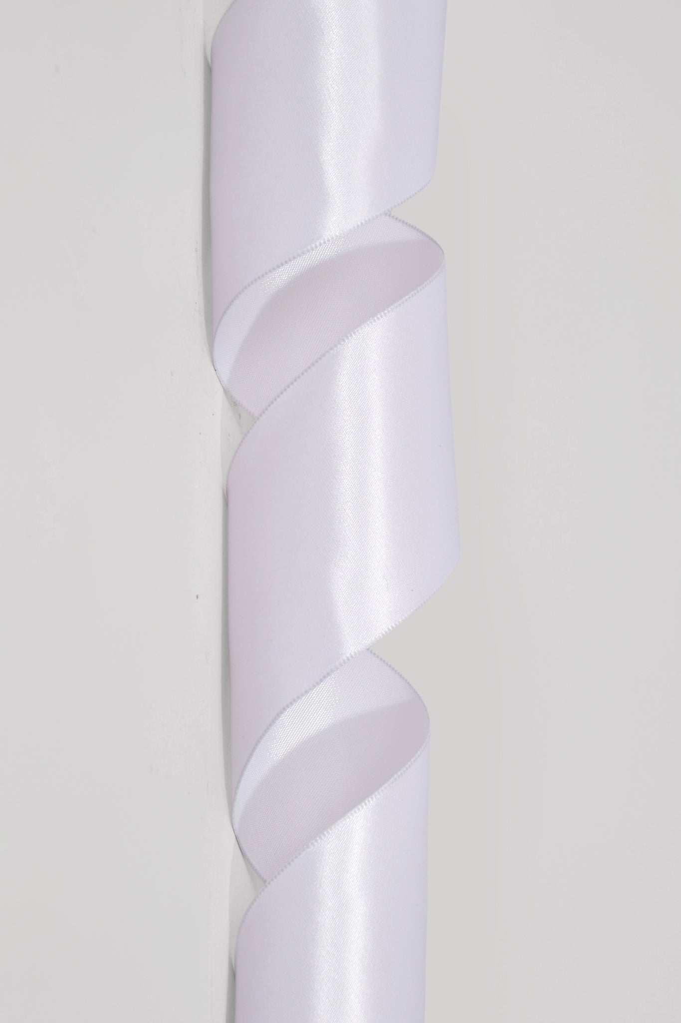 2 1/2" X 10Yds Wired Satin White
