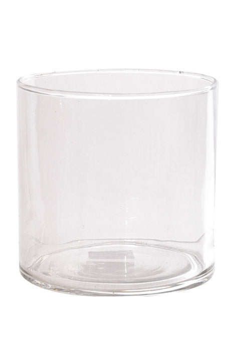 4.75" x 4.75" Cylinder Glass Vase Clear