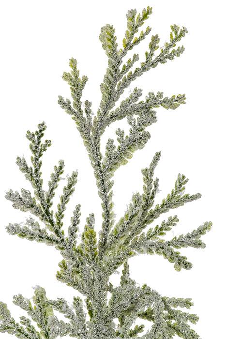 21" Cedar Pine Spray W/ice (Green)
