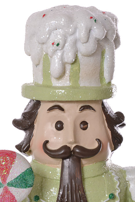 16" Resin Kringles Bakery Nutcracker Peppermint