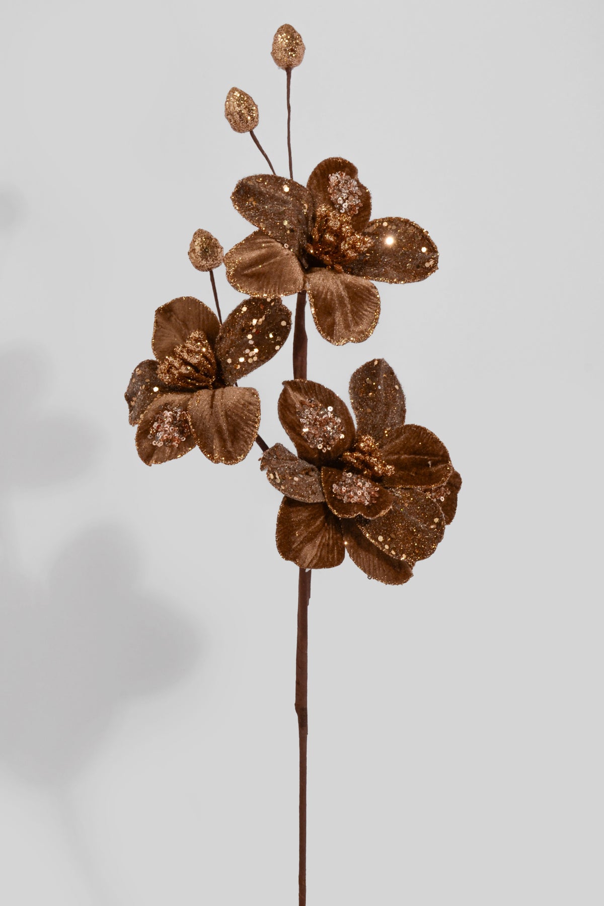23.5" Saucer Magnolia Spray Brown