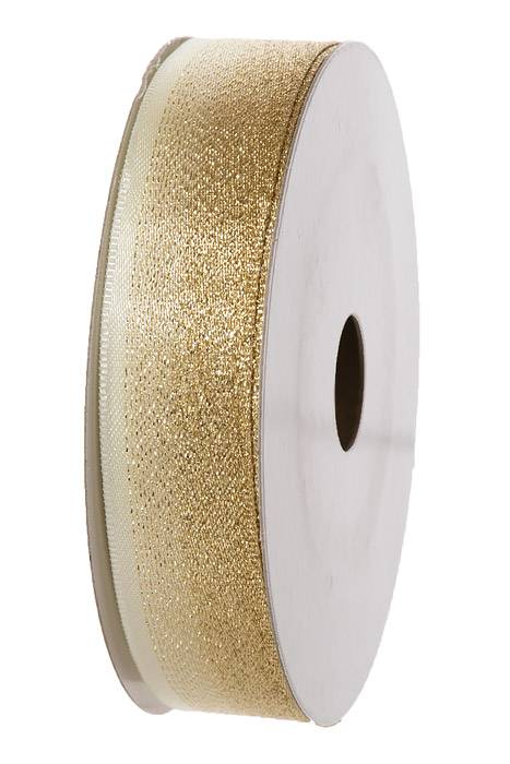 7/8" X 10yds Escape Ribbon Gold