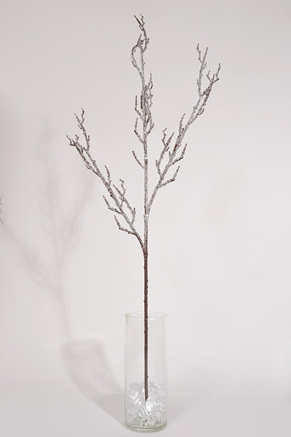 33" Snowy Twig Stem Brown