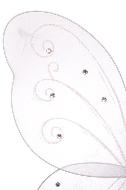 22" X 15" Butterfly White