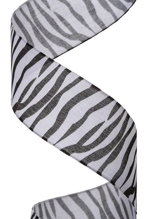 1-1/2" X 25yds Jungle Zebra Ribbon