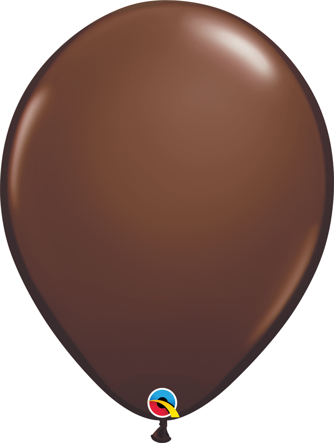 16" Fashion Latex Balloon Chocolate Brown Pkg/50