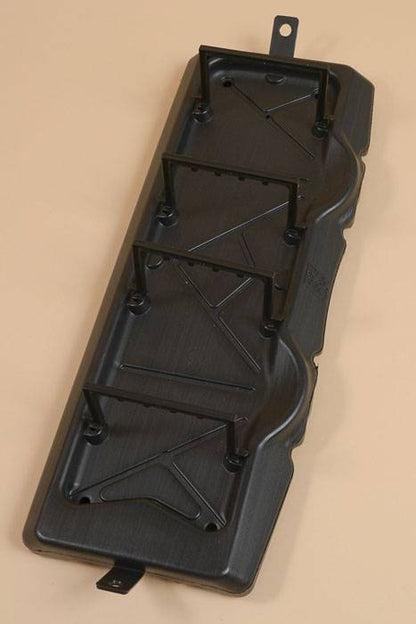 8" X 21" Double Casket Saddle Tray Black