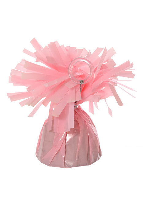 5&quot; Metallic Balloon Weight Pink Pkg/12