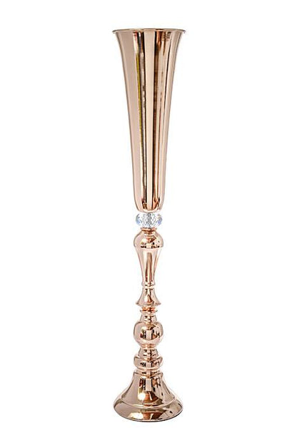 28&quot;/32&quot;/35&quot; Metal Bouquet Stand W/rhinestone Gold
