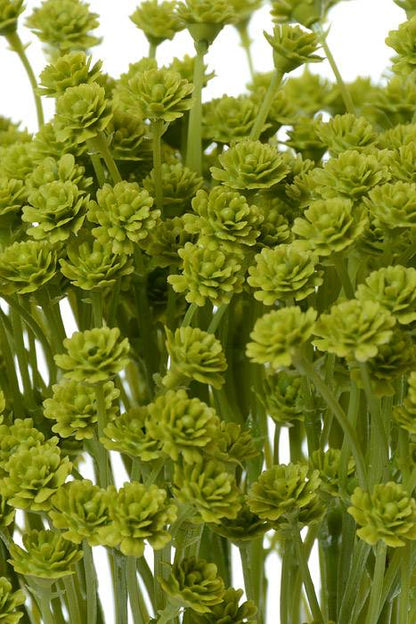 15" Artificial Baby Breath Bush Light Green