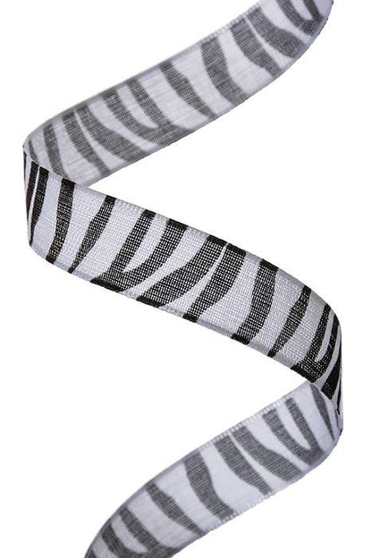 5/8" X 25yds Jungle Zebra Ribbon