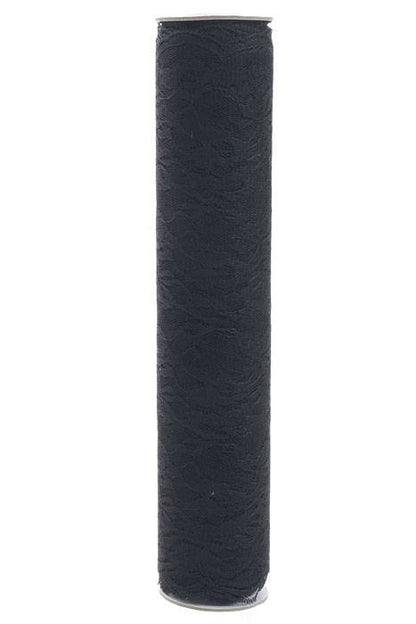 14" X 10yds Lace Ribbon Black