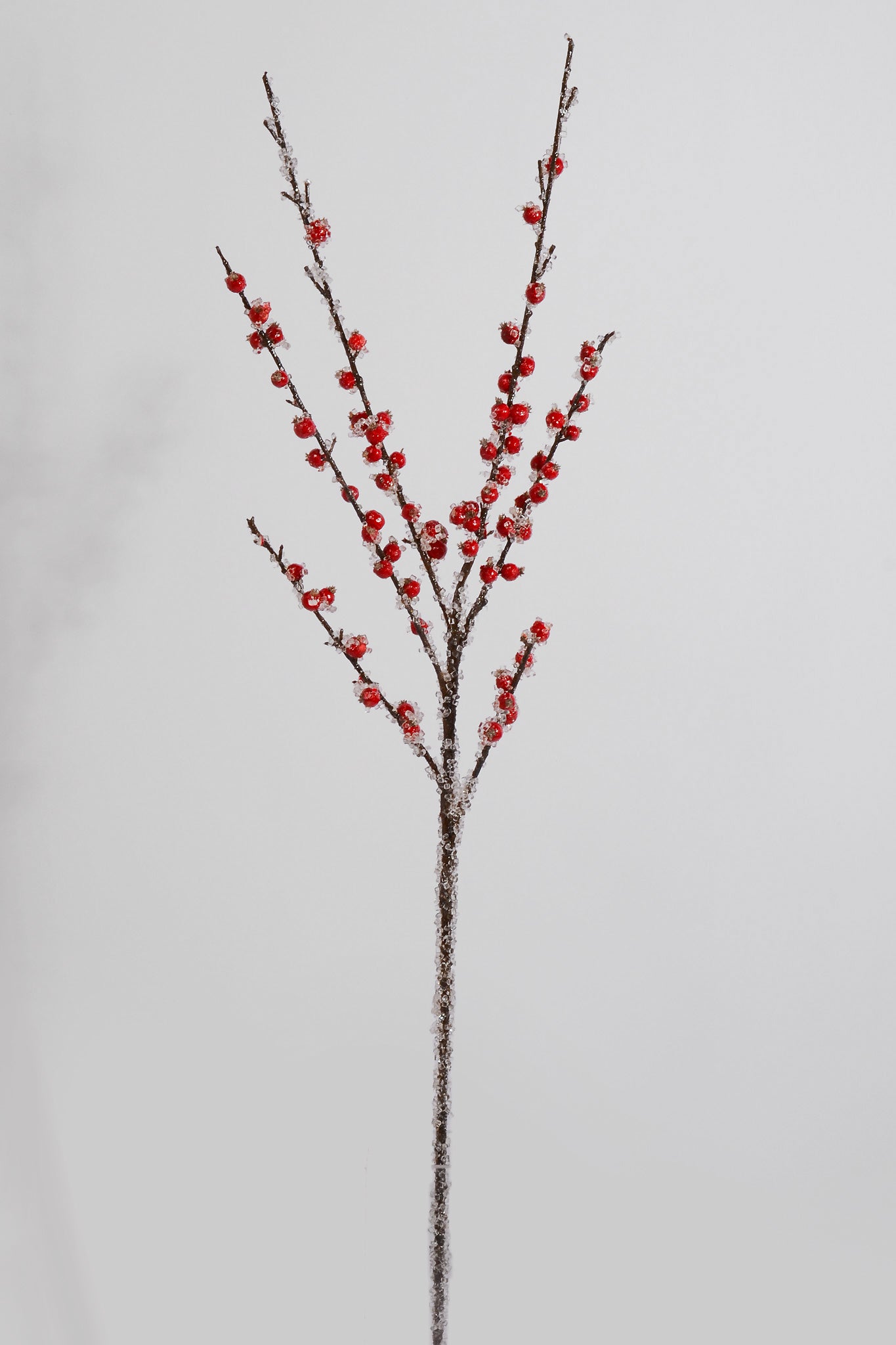 34" Iced Berry Spray Red