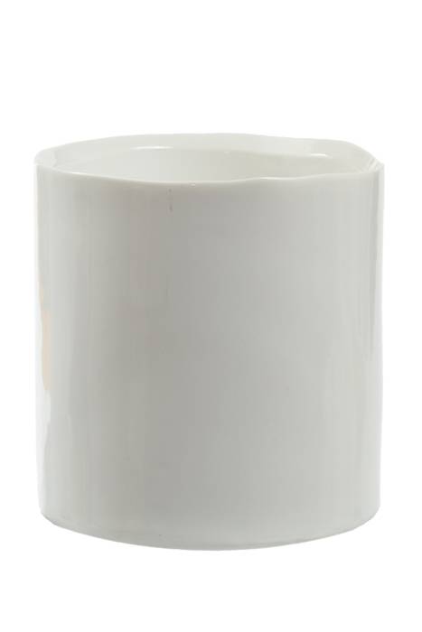 3.25" X 3.5" Ceramic Brooklyn Vase White