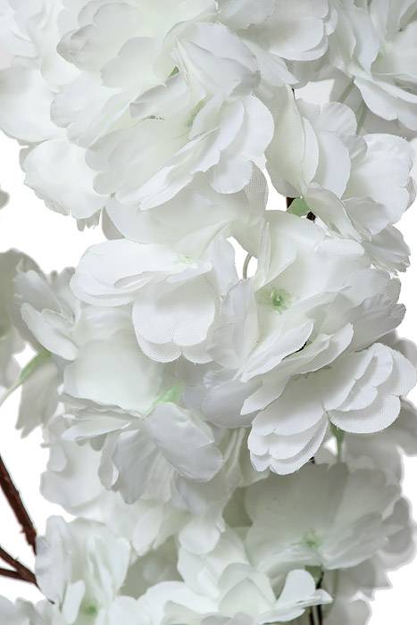 39.5" Silk Cherry Blossom Spray White