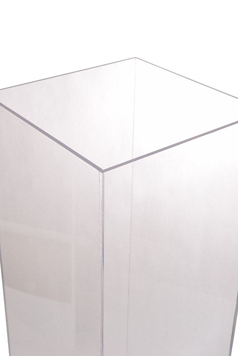 7&quot; x 7&quot; x 24&quot; Acrylic Vase Clear