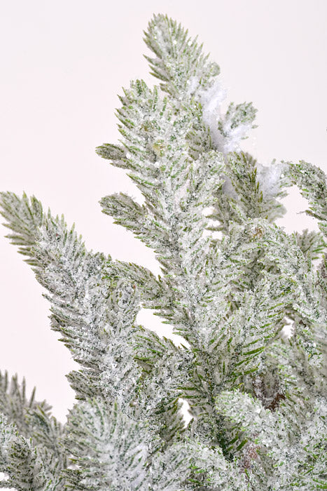 22" Snow Juniper Pine With Pot White/Green