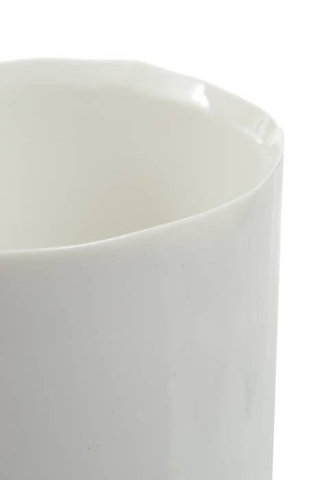 3.25" X 3.5" Ceramic Brooklyn Vase White