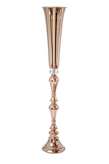 28&quot;/32&quot;/35&quot; Metal Bouquet Stand W/rhinestone Gold