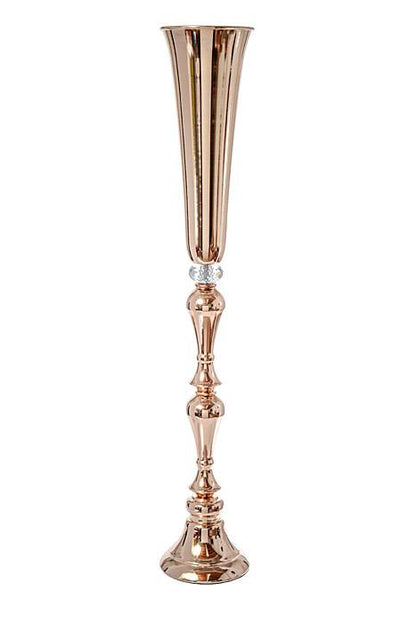 28&quot;/32&quot;/35&quot; Metal Bouquet Stand W/rhinestone Gold